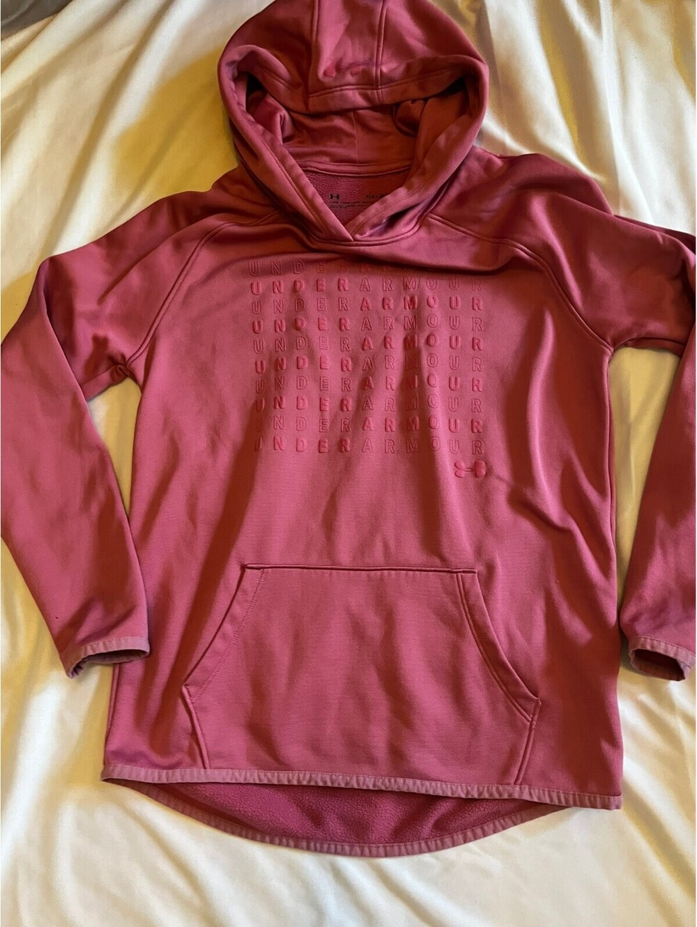 Under Armour pink hoodie girls